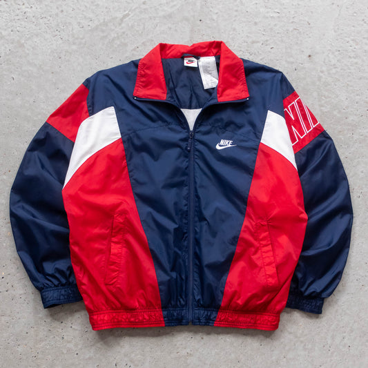 Nike Spellout Colourblock Windbreaker Jacket - 90s (S)