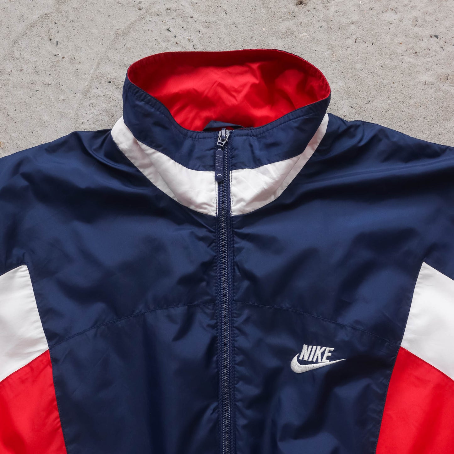 Nike Spellout Colourblock Windbreaker Jacket - 90s (S)