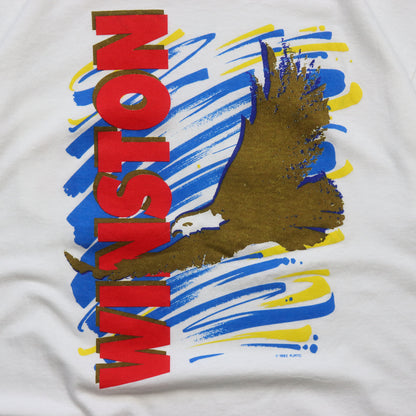 Vintage 1992 Winston Cigarettes Thats Worth A Winston Pocket Tee - XL