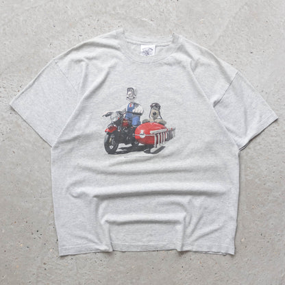 Wallace & Gromit Motorcycle Tee – 1989 (XL)