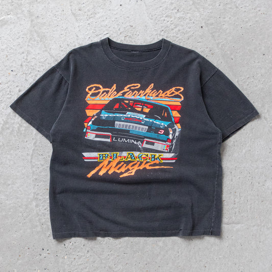 Vintage 1988 Dale Earnhardt Black Magic NASCAR Tee - L - AL Vintage