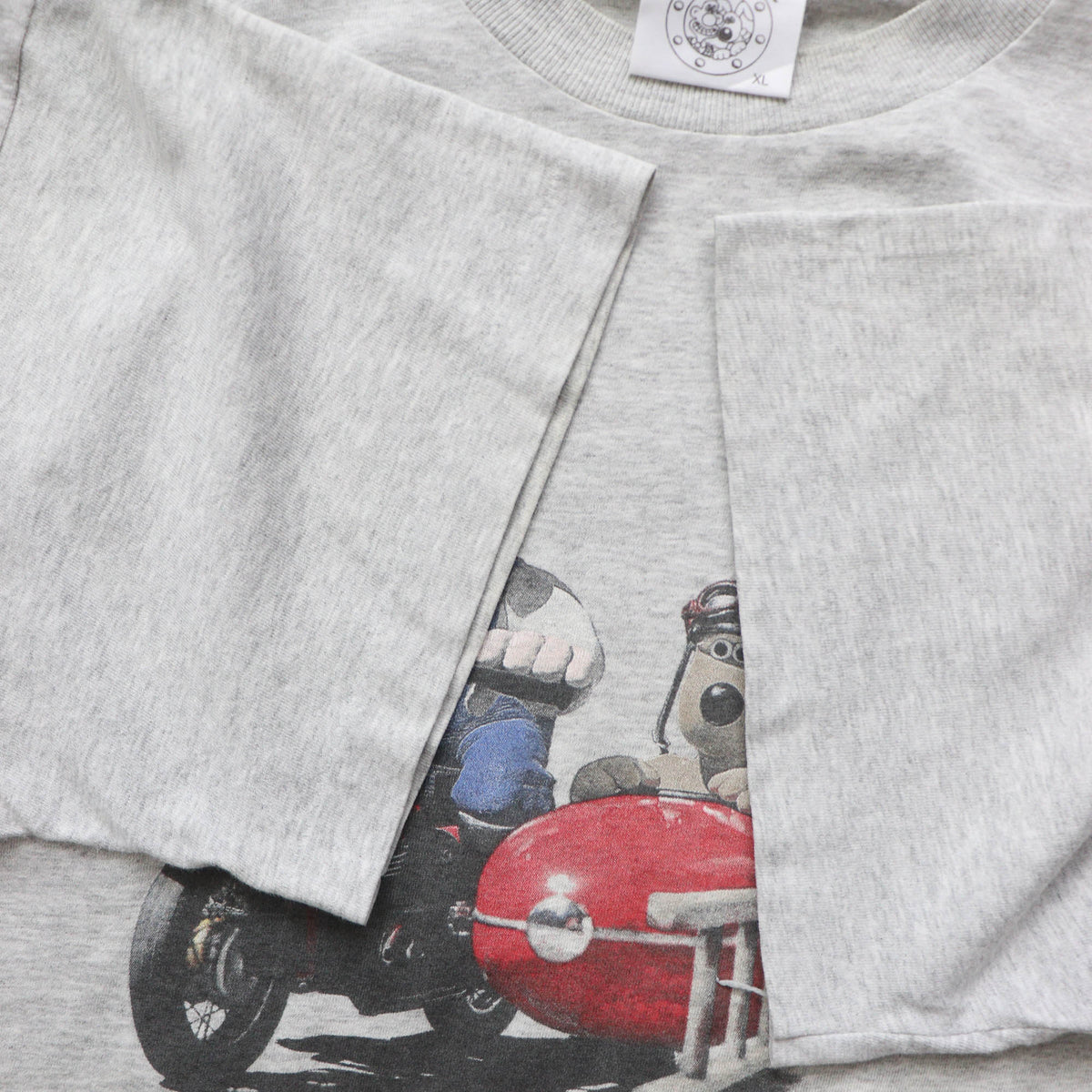 Wallace & Gromit Motorcycle Tee – 1989 (XL)
