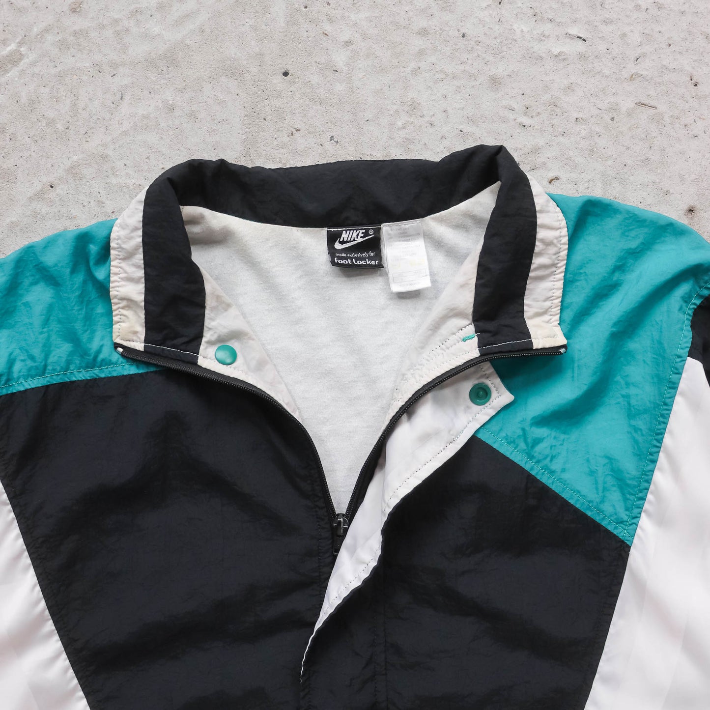 Nike Foot Locker Colourblock Windbreaker Jacket - 90s (S)