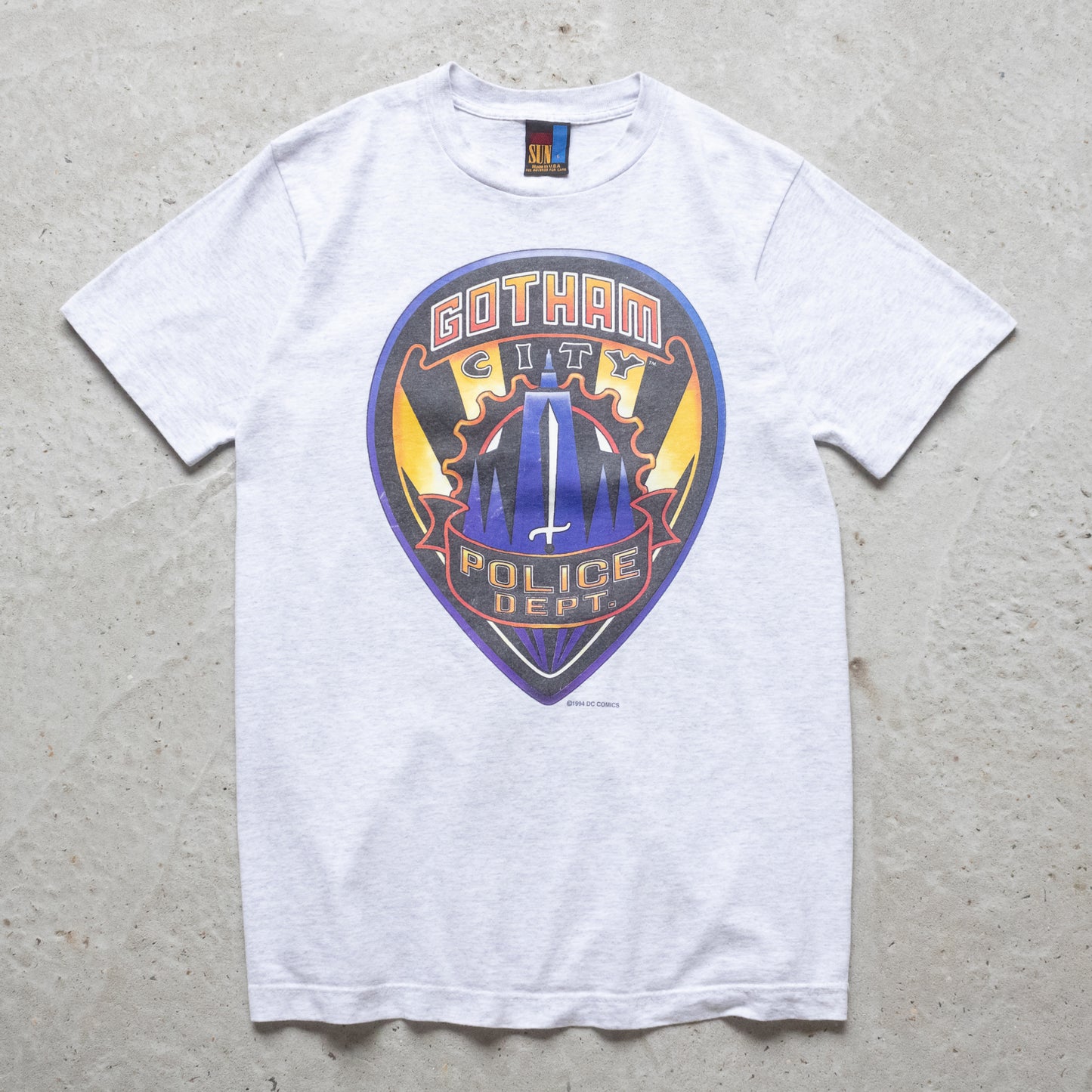 Vintage 1994 Gotham City Police Dept Batman Tee - S