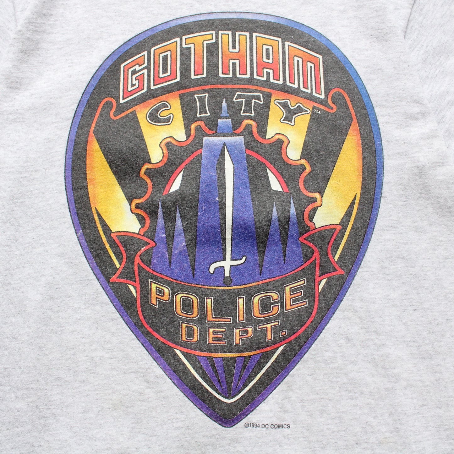 Vintage 1994 Gotham City Police Dept Batman Tee - S