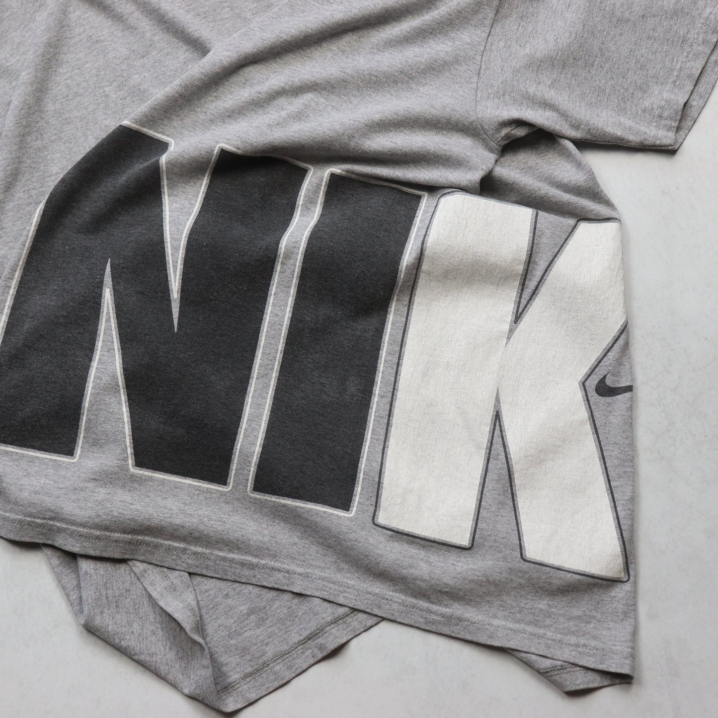 Vintage 90s Nike Spellout Wrap Around Tee - XXL