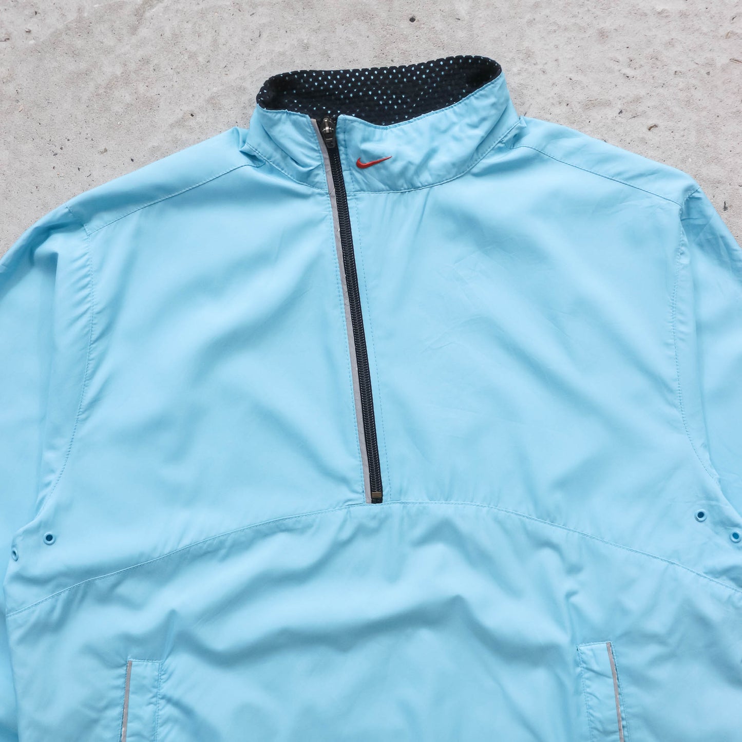 Nike Mini Swoosh 1/2 Zip Windbreaker Jacket - 2000s (Women's L)