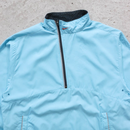 Nike Mini Swoosh 1/2 Zip Windbreaker Jacket - 2000s (Women's L)