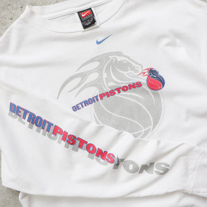 Nike Detroit Pistons Longsleeve NBA Tee - 2000s (M)