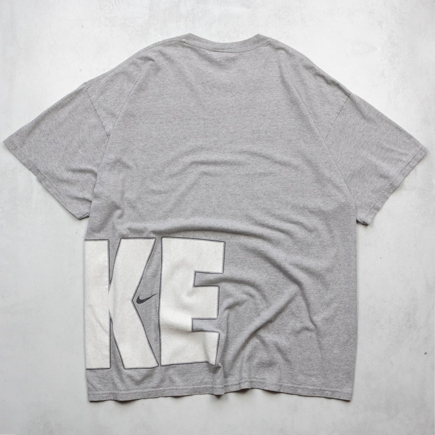 Vintage 90s Nike Spellout Wrap Around Tee - XXL