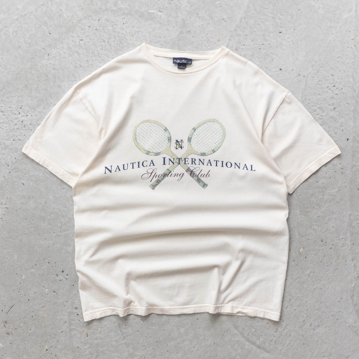 Nautica International Sporting Club Tennis Tee – 90s (L)