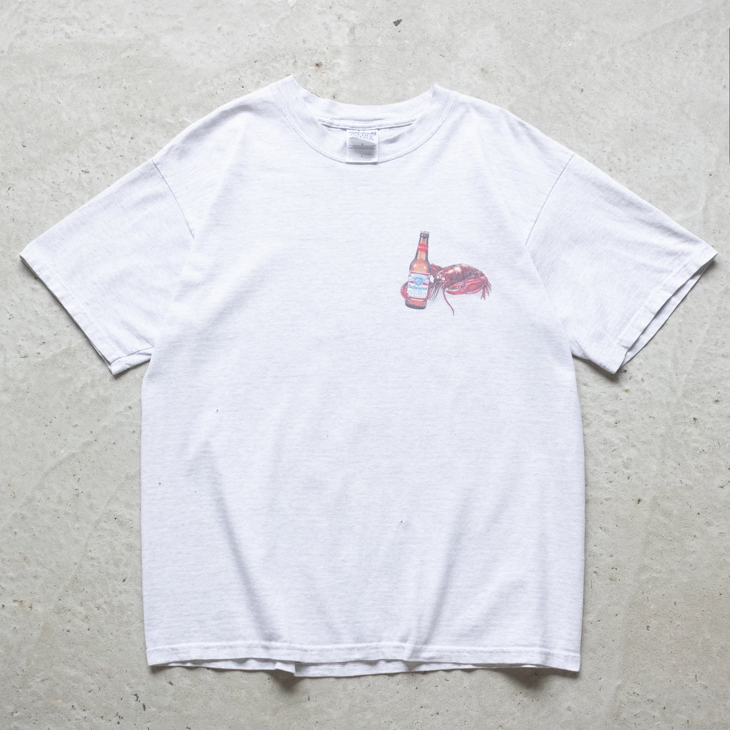 Vintage 1999 Budweiser Lobster Tee - L