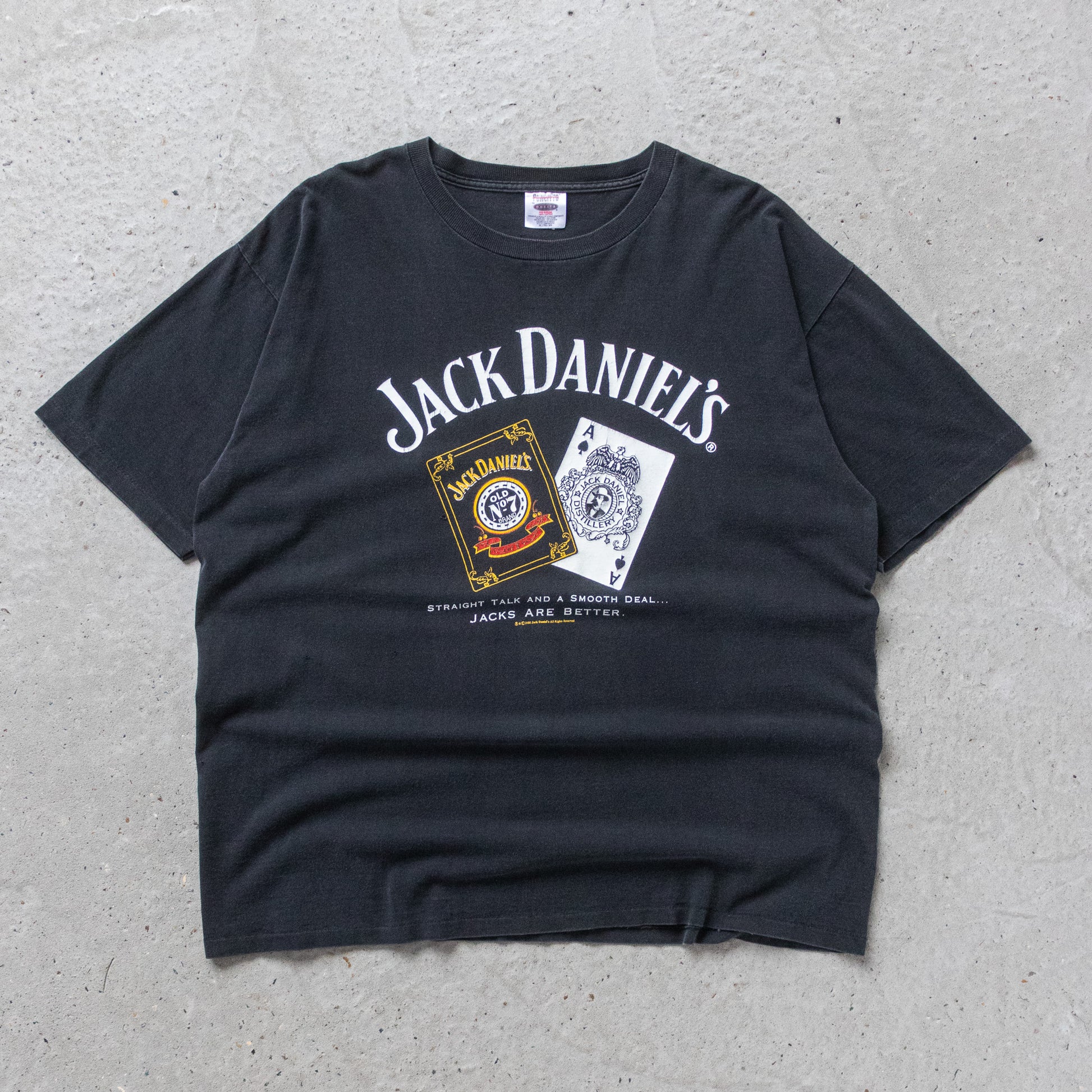 Vintage 90s Jack Daniels Tennessee Whiskey Tee - XL - AL Vintage