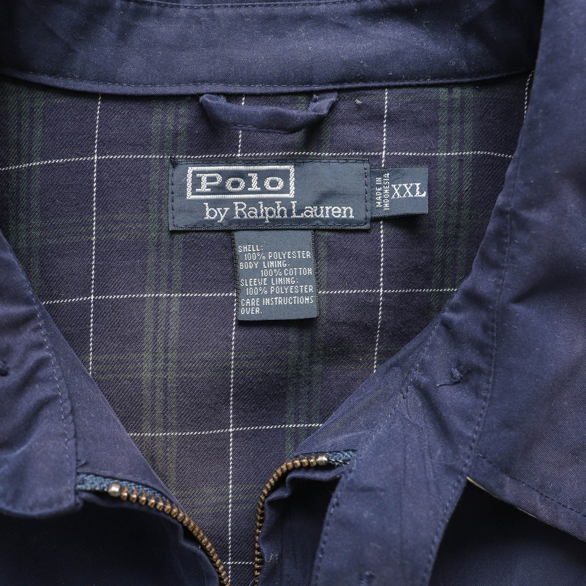 Polo Ralph Lauren Plaid Lined Harrington Jacket – 2000s (XXL)