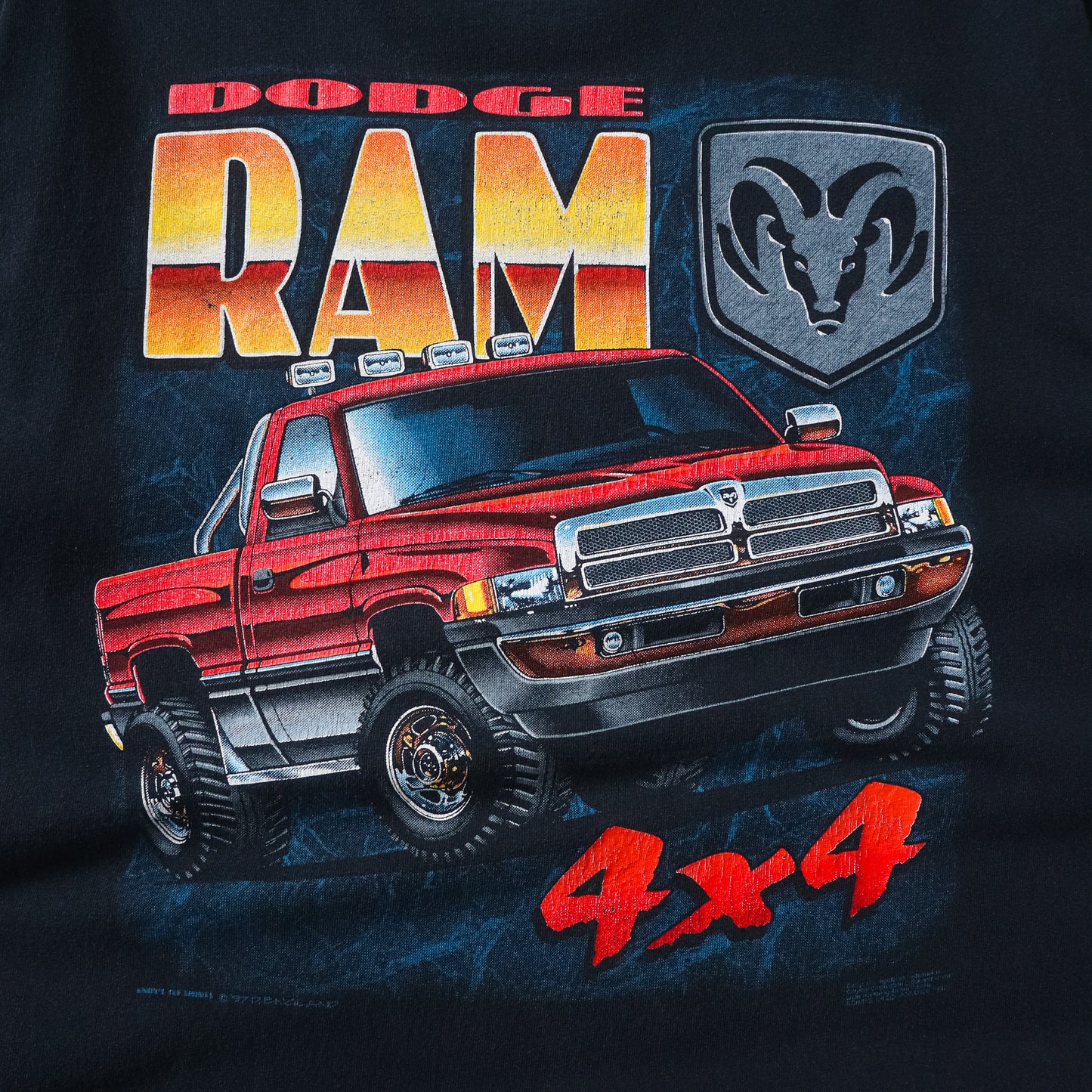 Vintage 1997 Dodge Ram 4X4 Truck Tee - L