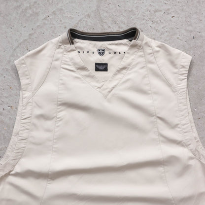 Nike Golf Mini Swoosh Windbreaker Vest - 90s (L)