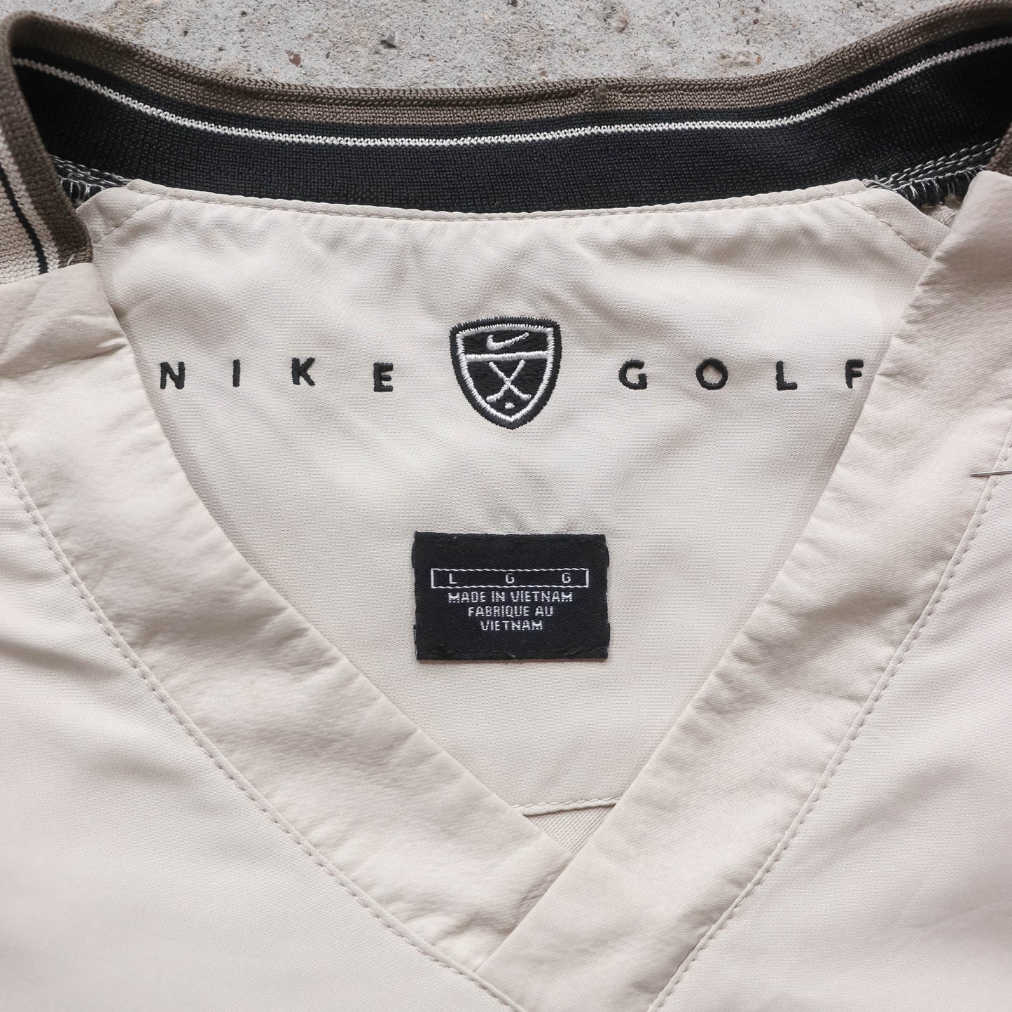 Nike Golf Mini Swoosh Windbreaker Vest - 90s (L)