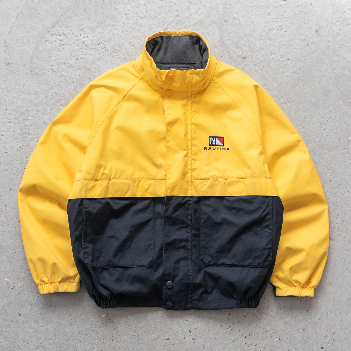 Nautica Sailing Reversible Fleece Jacket – 90s (XL)