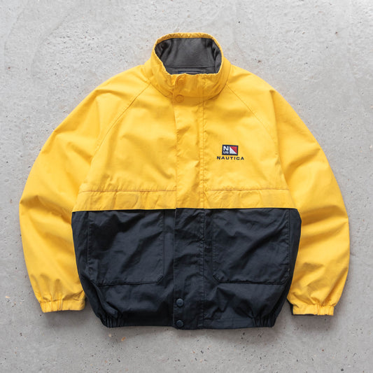 Nautica Sailing Reversible Fleece Jacket – 90s (XL)