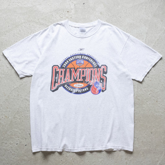 Vintage 2004 Detroit Pistons NBA Champions Tee - XXL