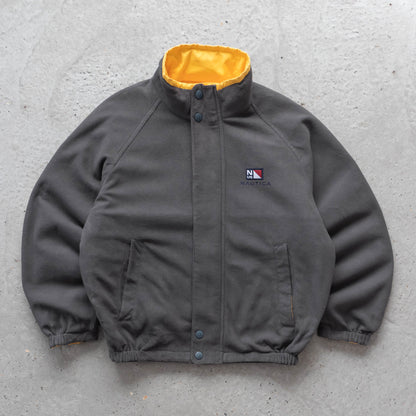 Nautica Sailing Reversible Fleece Jacket – 90s (XL)