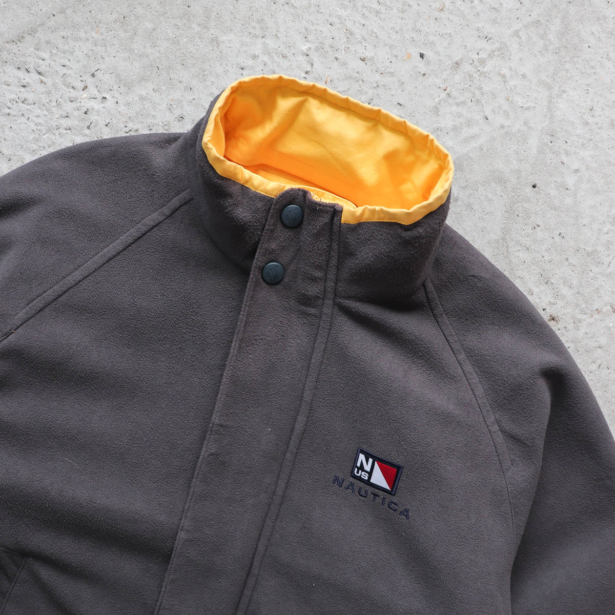 Nautica Sailing Reversible Fleece Jacket – 90s (XL)