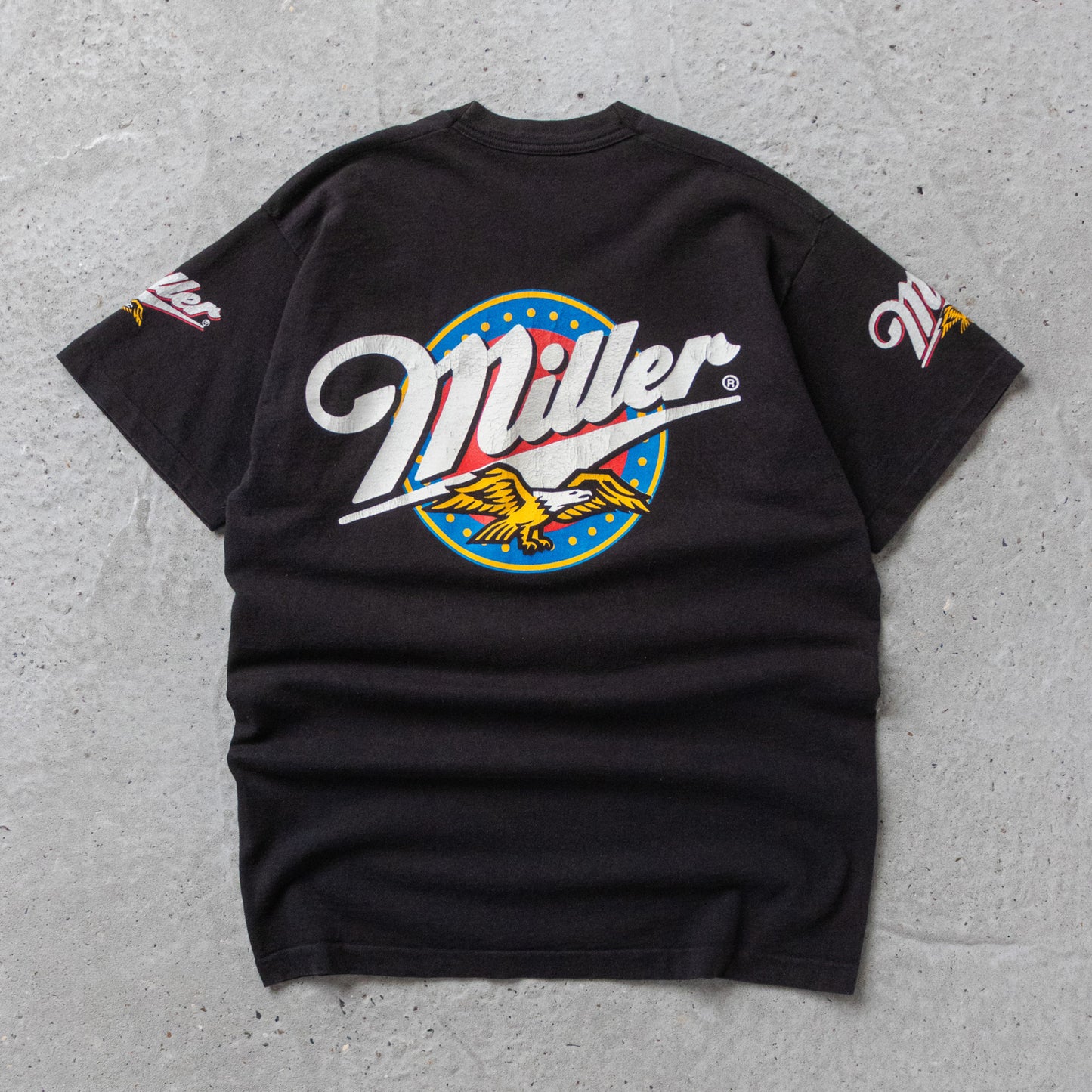 Vintage 90s Miller Beer Winston Cup NASCAR Tee - L - AL Vintage