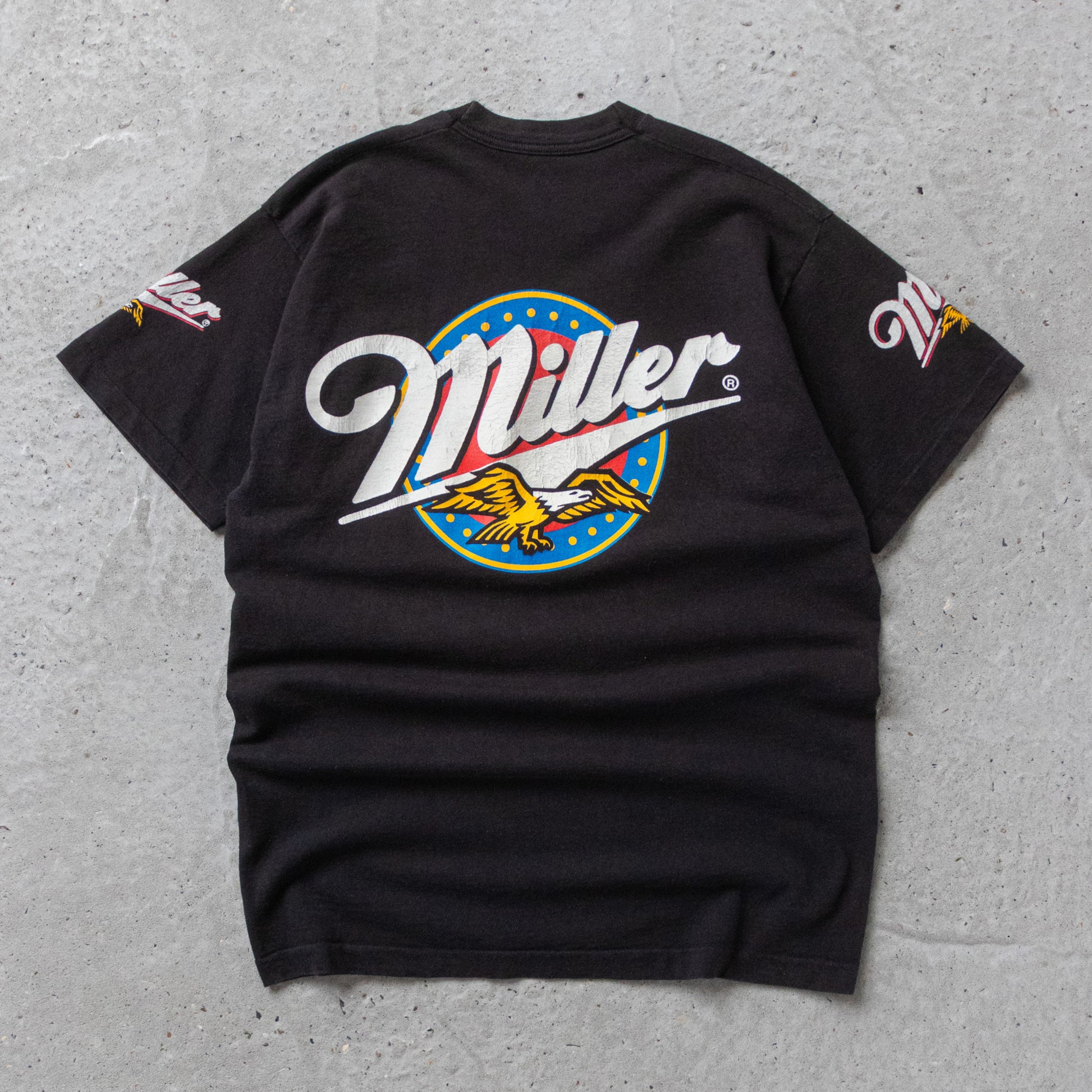 Vintage 90s Miller Beer Winston Cup NASCAR Tee - L - AL Vintage