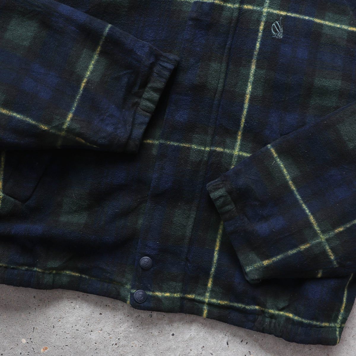 Nautica Reversible Plaid Fleece Jacket – 90s (XXL)