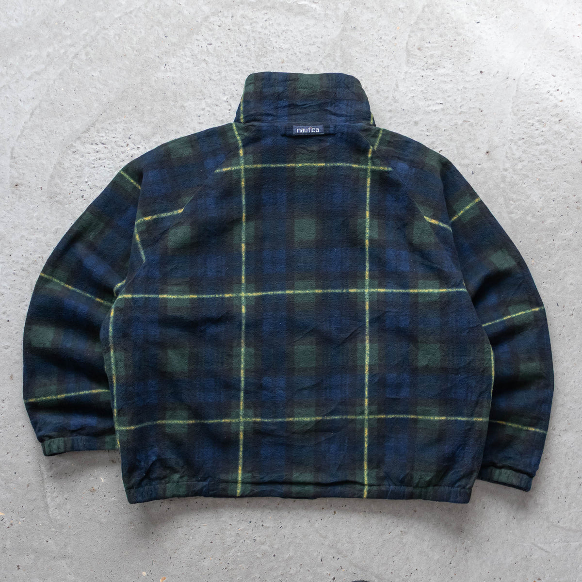Nautica Reversible Plaid Fleece Jacket – 90s (XXL)