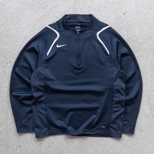 Nike Total 90 Football 1/4 Zip Drill Top - 2000s (M)