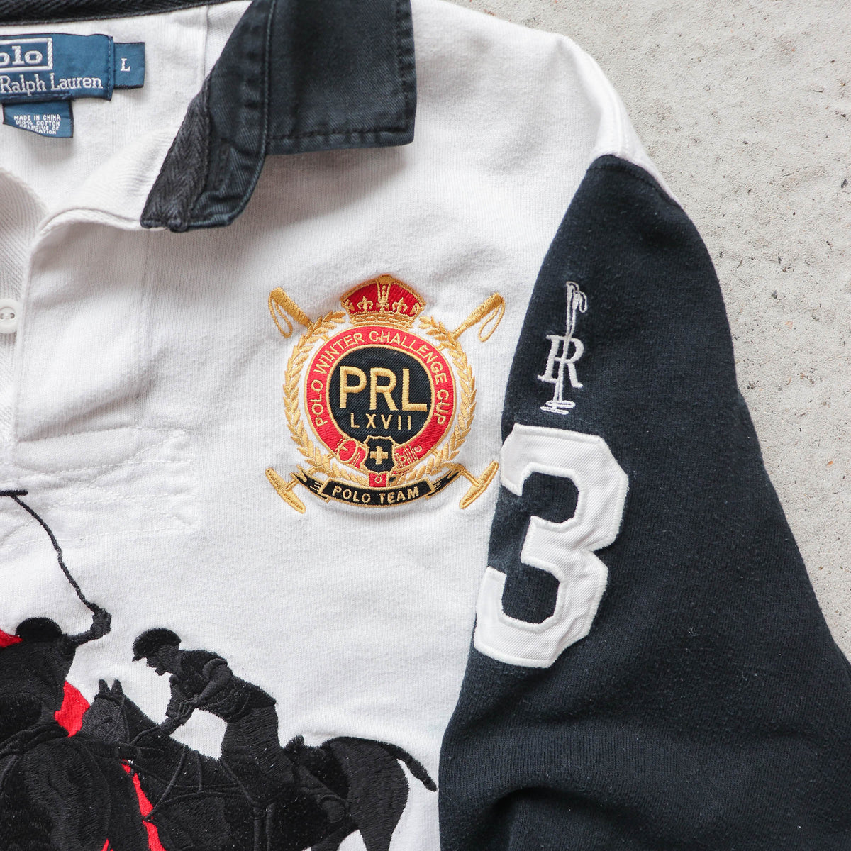 Polo Ralph Lauren Equestrian Rugby Shirt – 2000s (L)