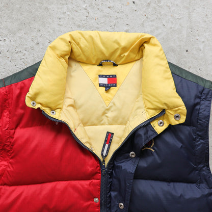 Tommy Hilfiger Big Flag Puffer Vest – 90s (M)