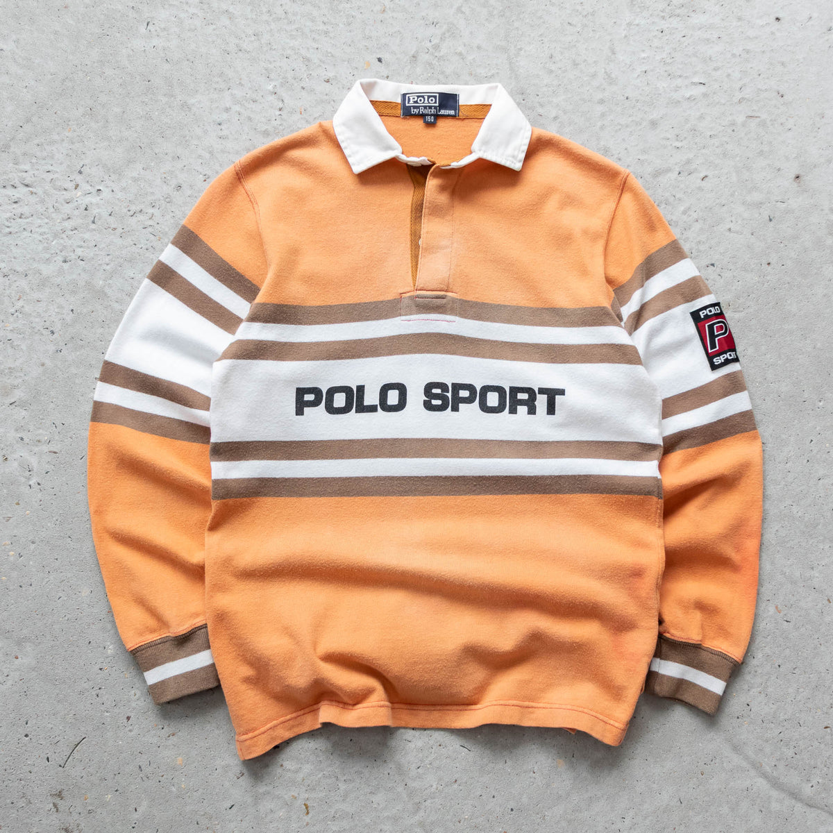 Polo Sport Ralph Lauren Spellout Rugby Shirt – 90s (S)