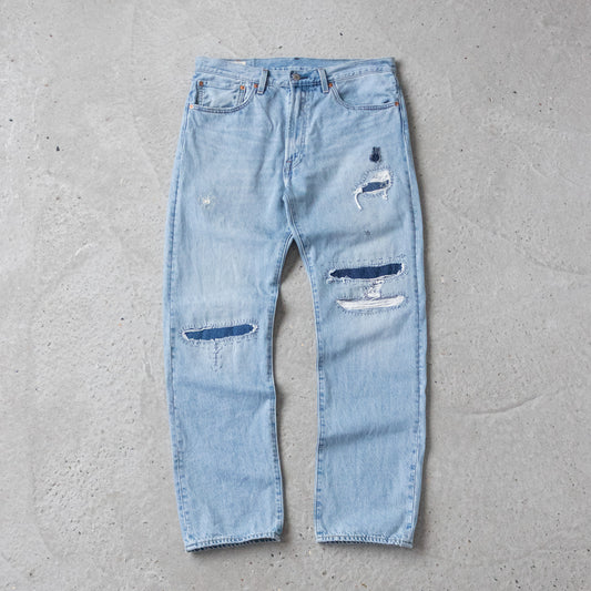 Levi’s Premium 551Z Big E Distressed Jeans – 34×32 - AL Vintage