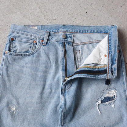 Levi’s Premium 551Z Big E Distressed Jeans – 34×32 - AL Vintage