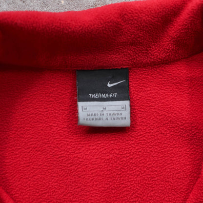 Nike Mini Swoosh 1/4 Zip Fleece Pullover - 2000s (M)