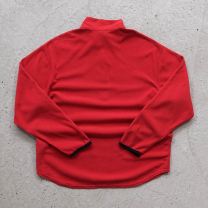 Nike Mini Swoosh 1/4 Zip Fleece Pullover - 2000s (M)