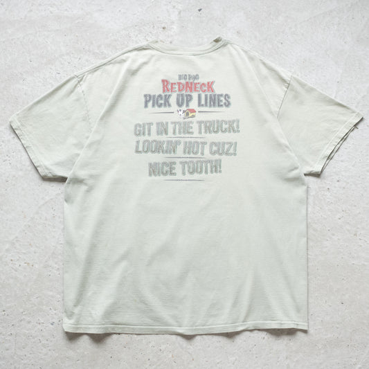 Vintage 2000s Big Dogs Redneck Pickup Lines Tee - XXL