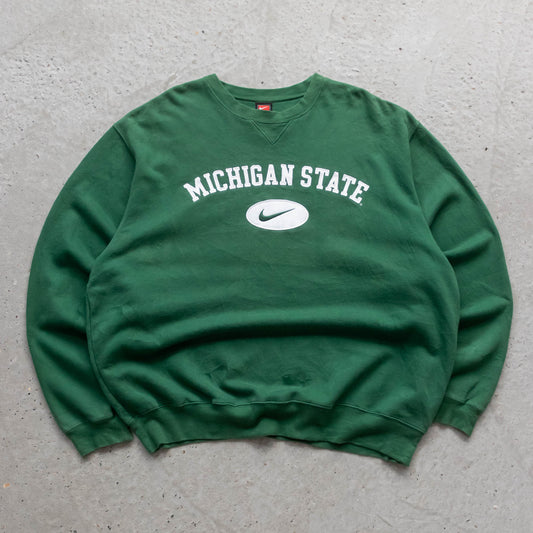Nike Michigan State Spartans Embroidered Sweatshirt - 90s (XL)