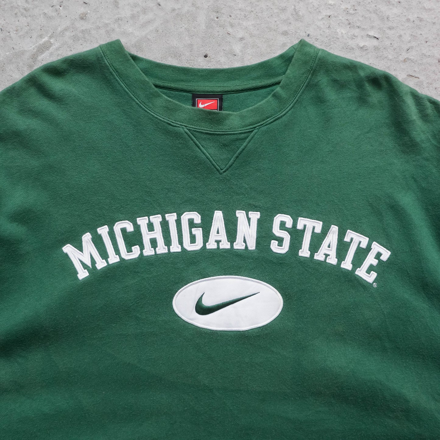 Nike Michigan State Spartans Embroidered Sweatshirt - 90s (XL)
