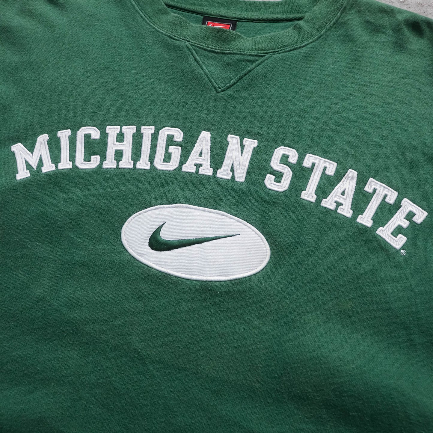 Nike Michigan State Spartans Embroidered Sweatshirt - 90s (XL)