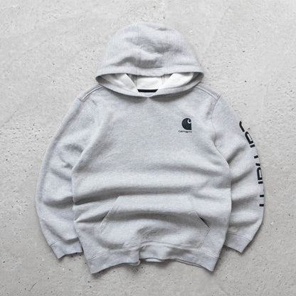 Carhartt Logo Sleeve Spellout Hoodie - 2000s (S)