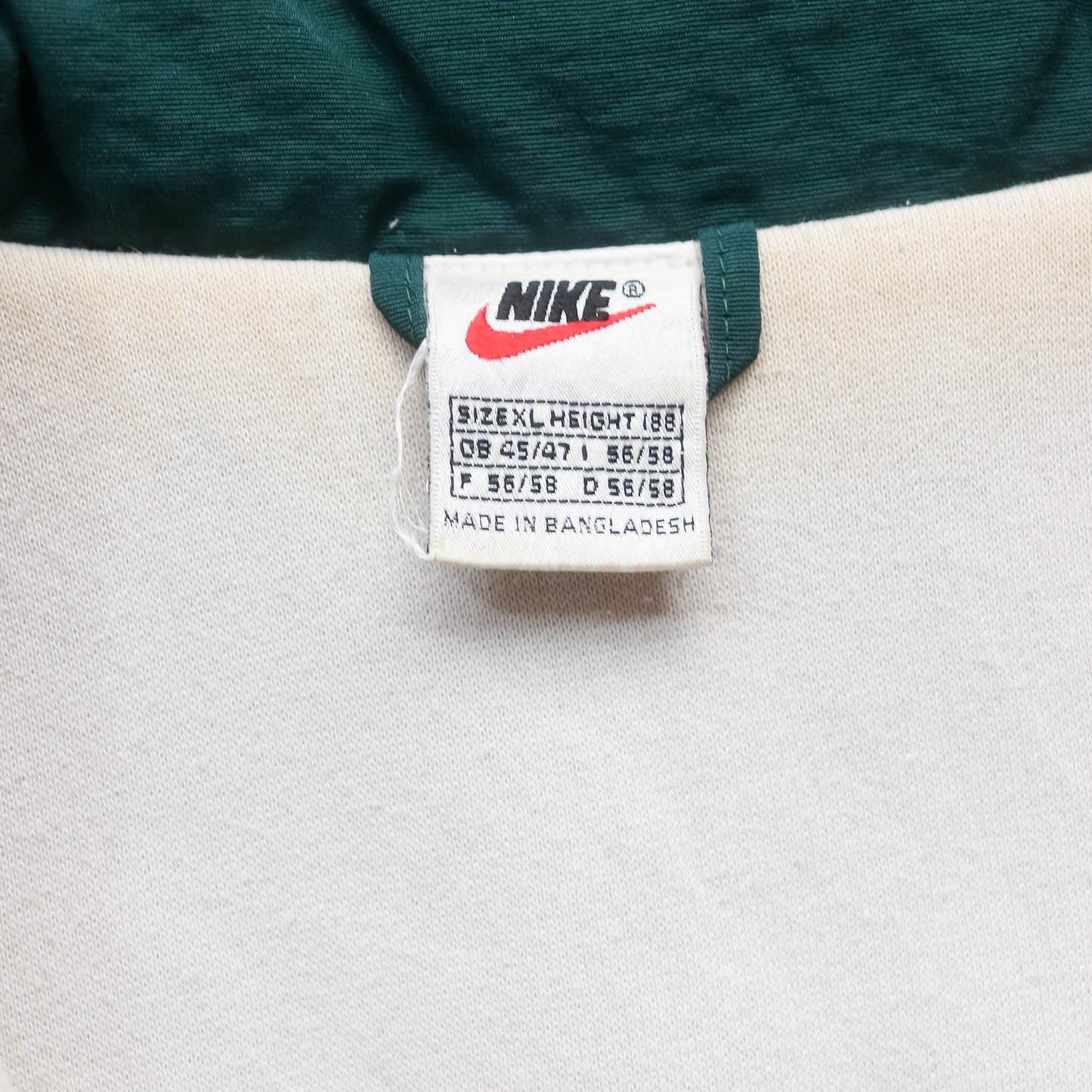 Nike Big Swoosh Fleece Lined Coach Jacket - 90s (XL)