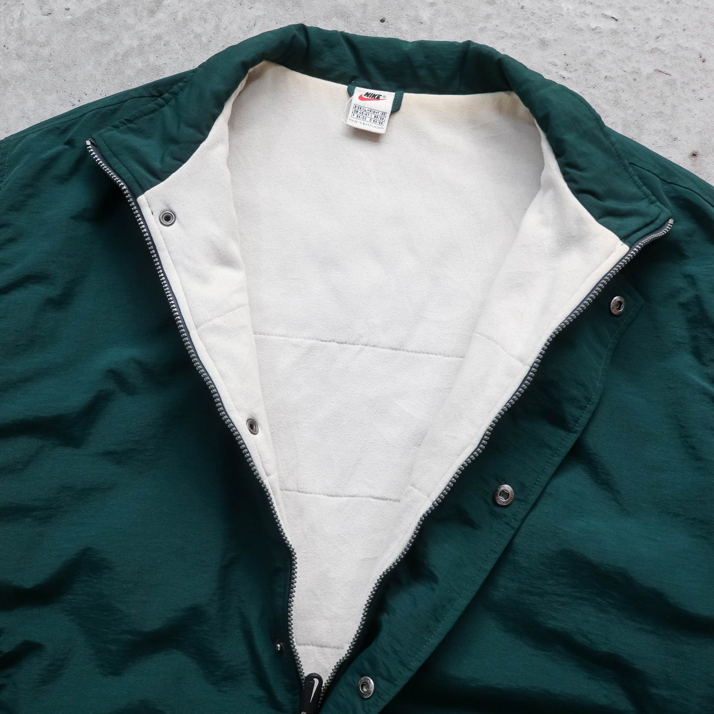 Nike Big Swoosh Fleece Lined Coach Jacket - 90s (XL)