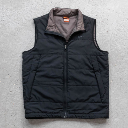 Nike Mini Swoosh Quilted Vest - 2000s (M)