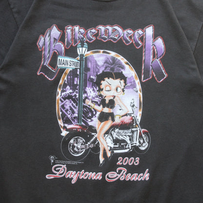 Vintage 2003 Betty Boop Daytona Bike Week Tee - M