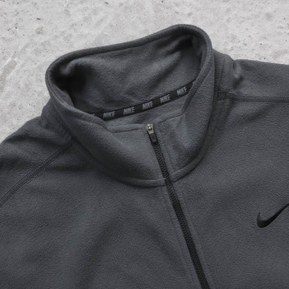 Nike Mini Swoosh 1/4 Zip Fleece Pullover - 2000s (XL)