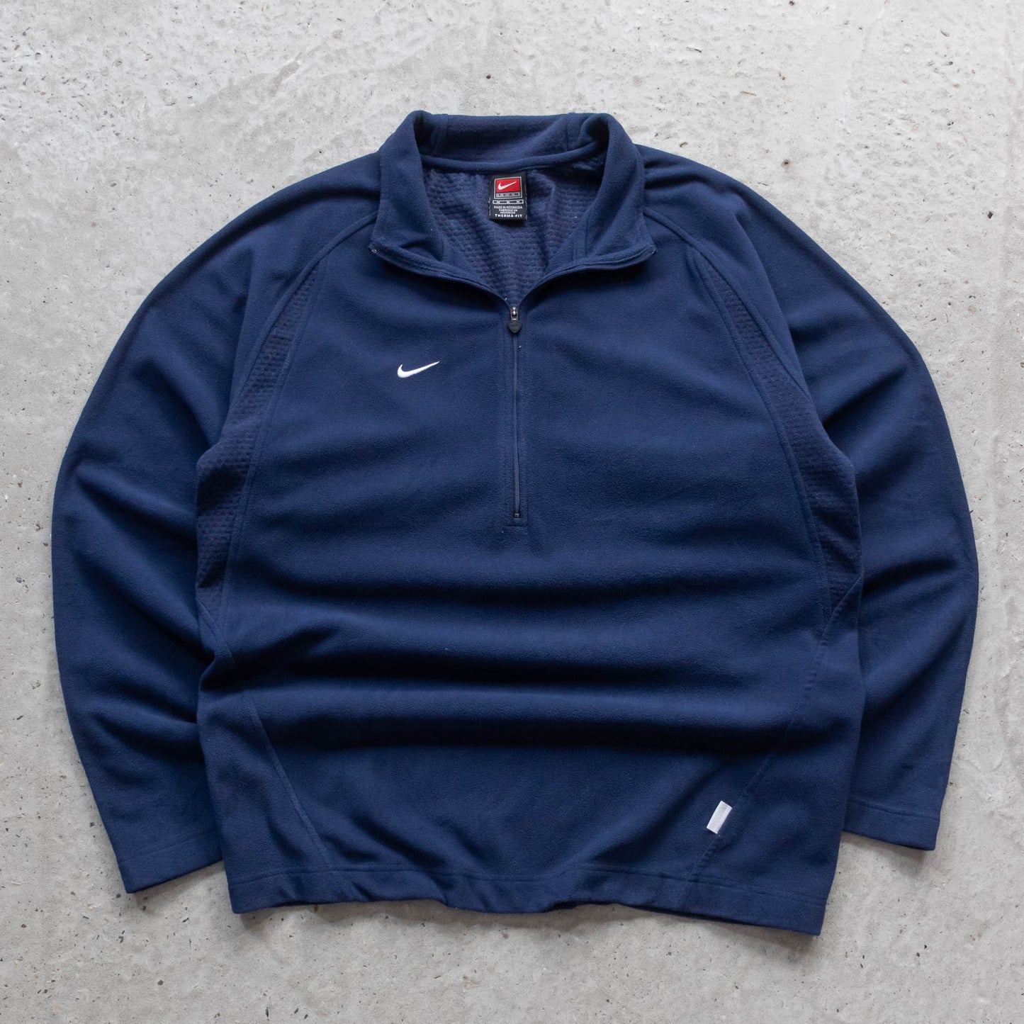 Nike Mini Swoosh 1/4 Zip Fleece Pullover - 90s (M)