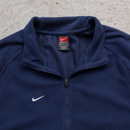 Nike Mini Swoosh 1/4 Zip Fleece Pullover - 90s (M)